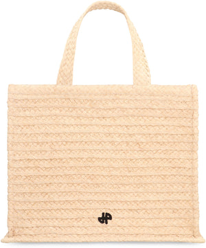 JP raffia tote bag-1